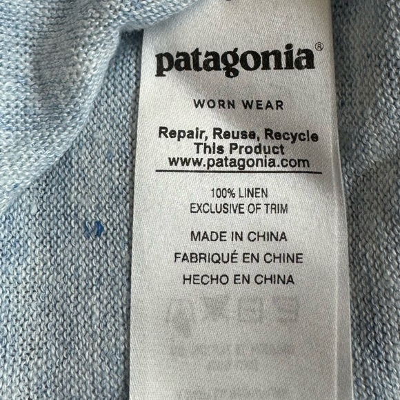 Patagonia Women’s Lightweight Linen Top Size M Style 50440 - Picture 8 of 8